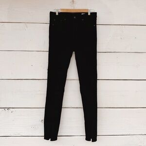 sale •Rag & Bone Split Front Black Jeans